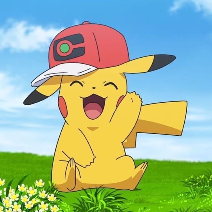 Pikachu PFP with Hat
