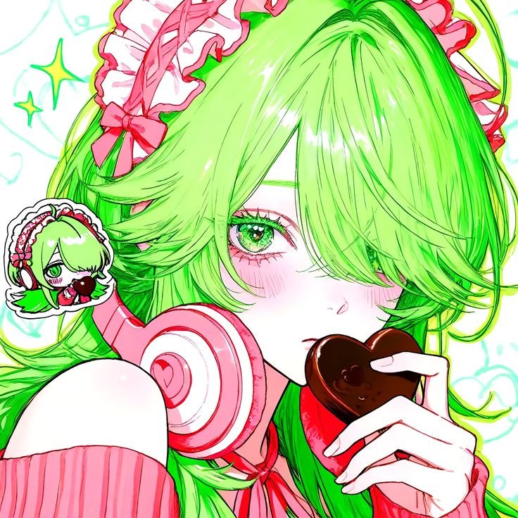 Pink And Green Pfp