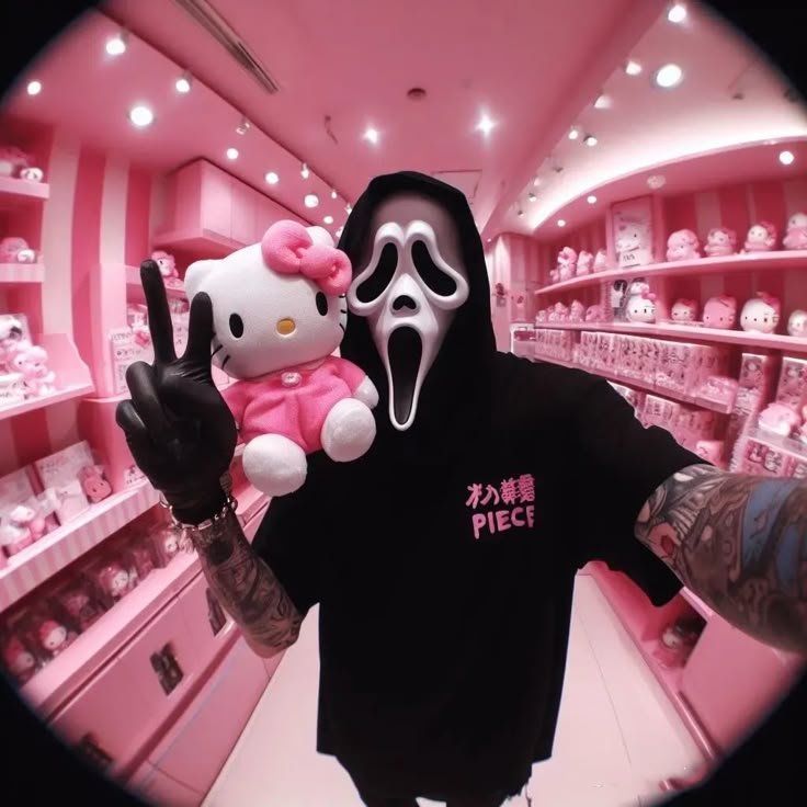 Pink Ghostface Pfp