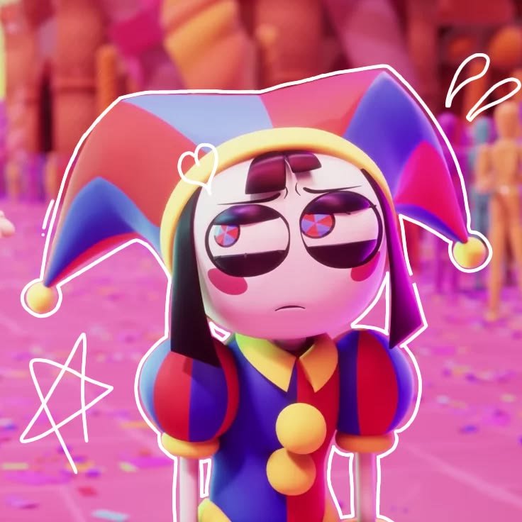 Pomni PFP Art