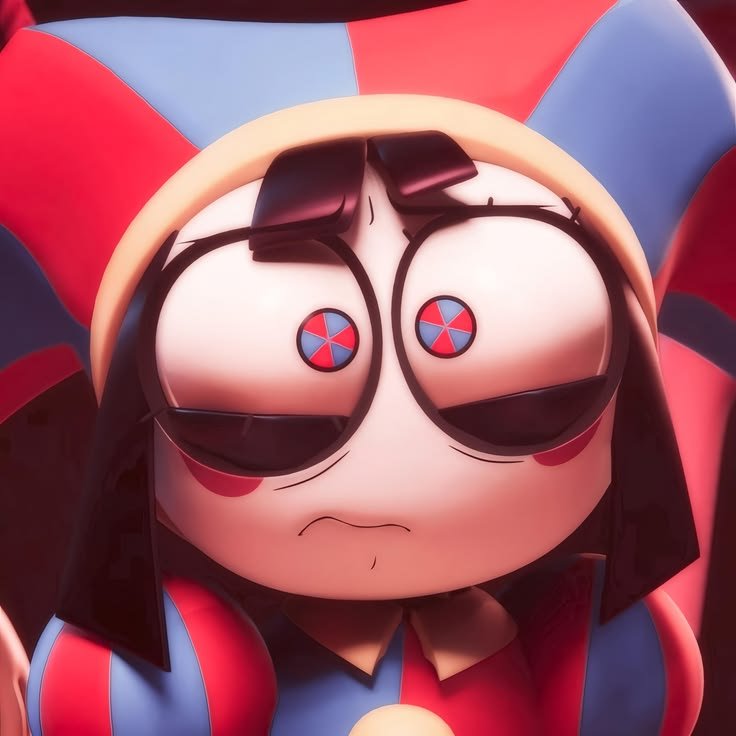 Pomni PFP Big Eyes