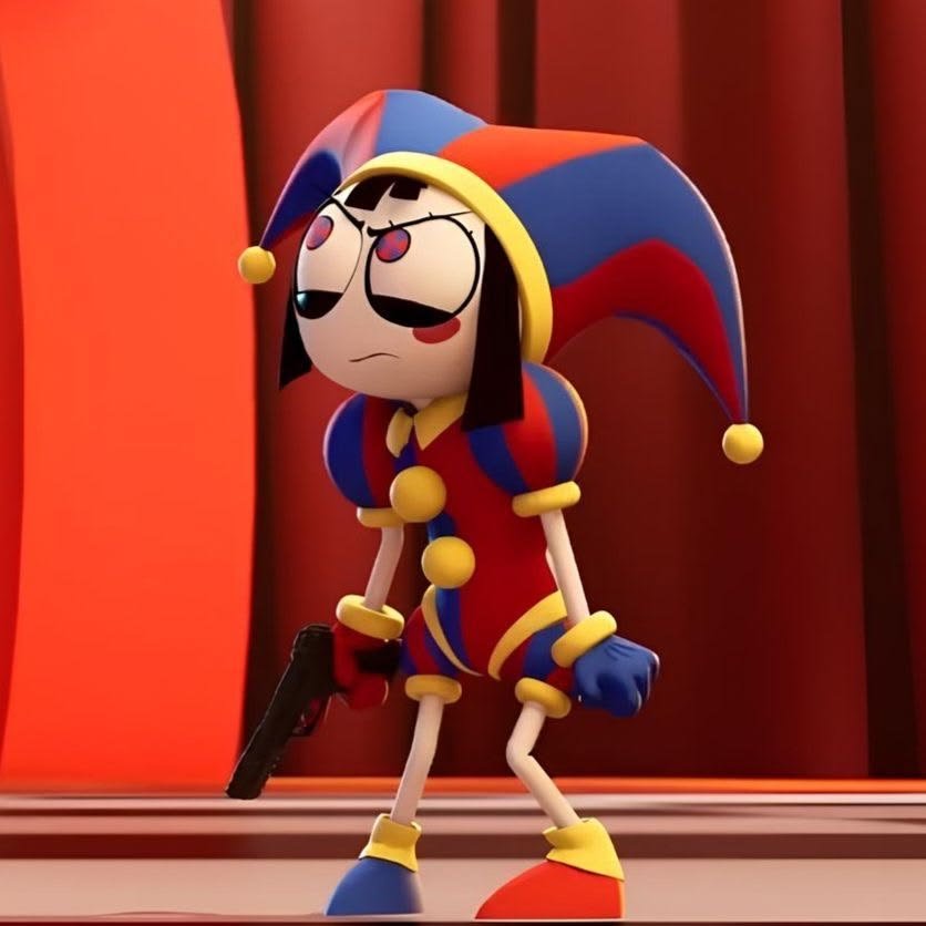 Pomni PFP GIF