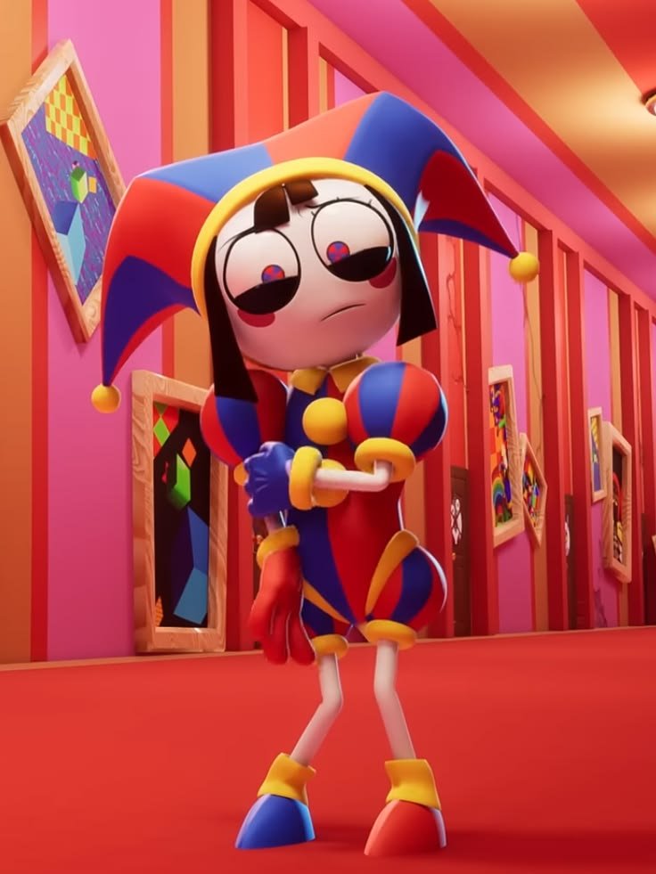 Pomni PFP GIF