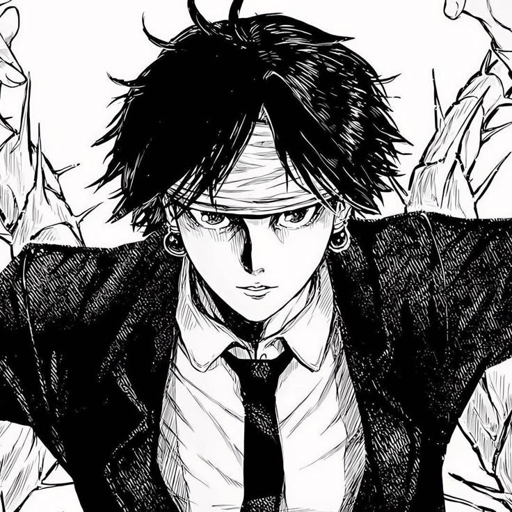 Popular Styles Of Anime Black And White Pfps