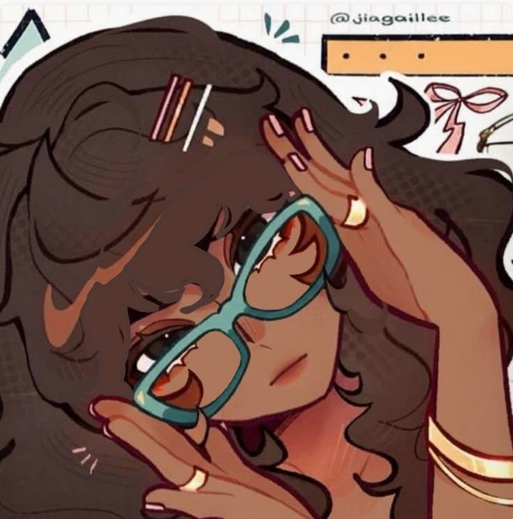 Preppy PFP Black Girl