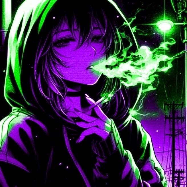 Purple And Green Pfp
