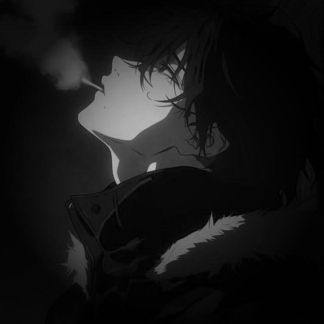 Sad Anime Black And White Pfp